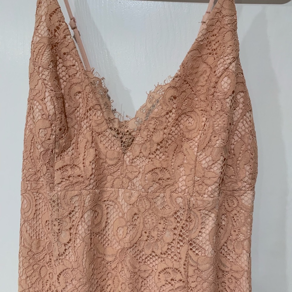 Bardot Lace sheath dress/strappy top